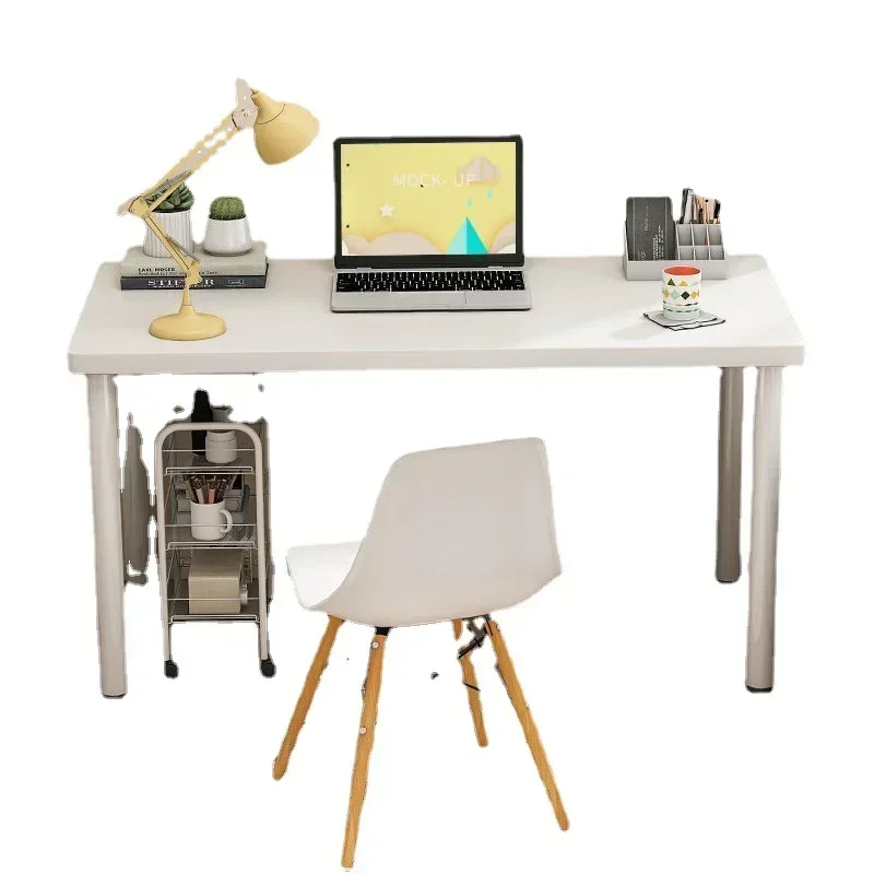 Home Desk Computer Desk Bedroom Makeup Table Rental Student Study Against Wall Simple