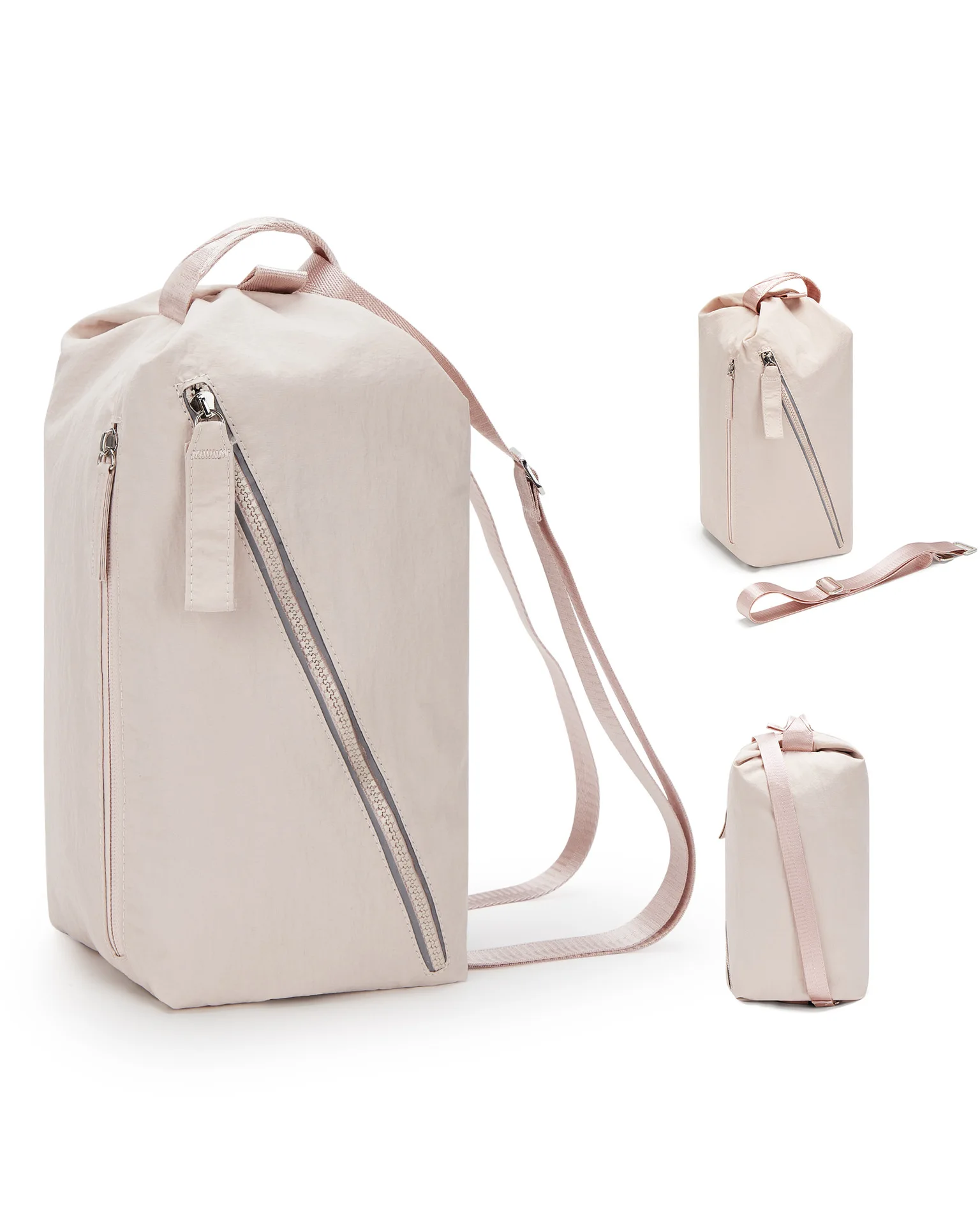 Women's Crossbody Backpack Functional Shoulder Bag Sports Yoga Fitness Handbag Casual Crossbody Chest Bag