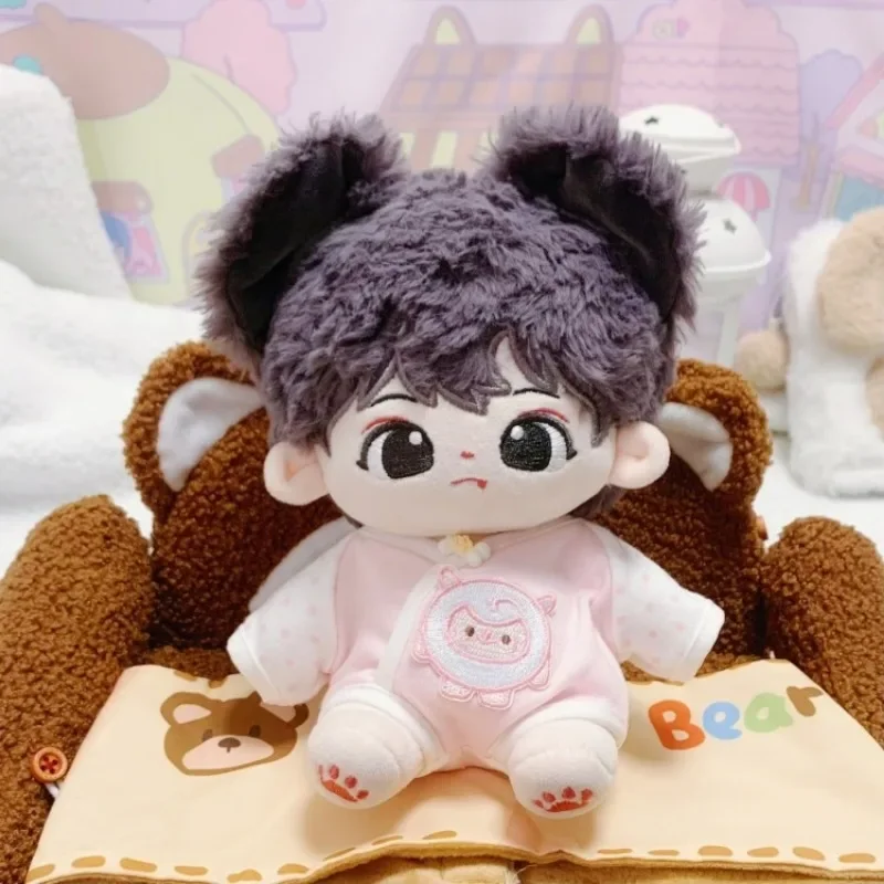 Doll changing into 20cm cotton doll clothes, cute and attribute free crouching clothes 5