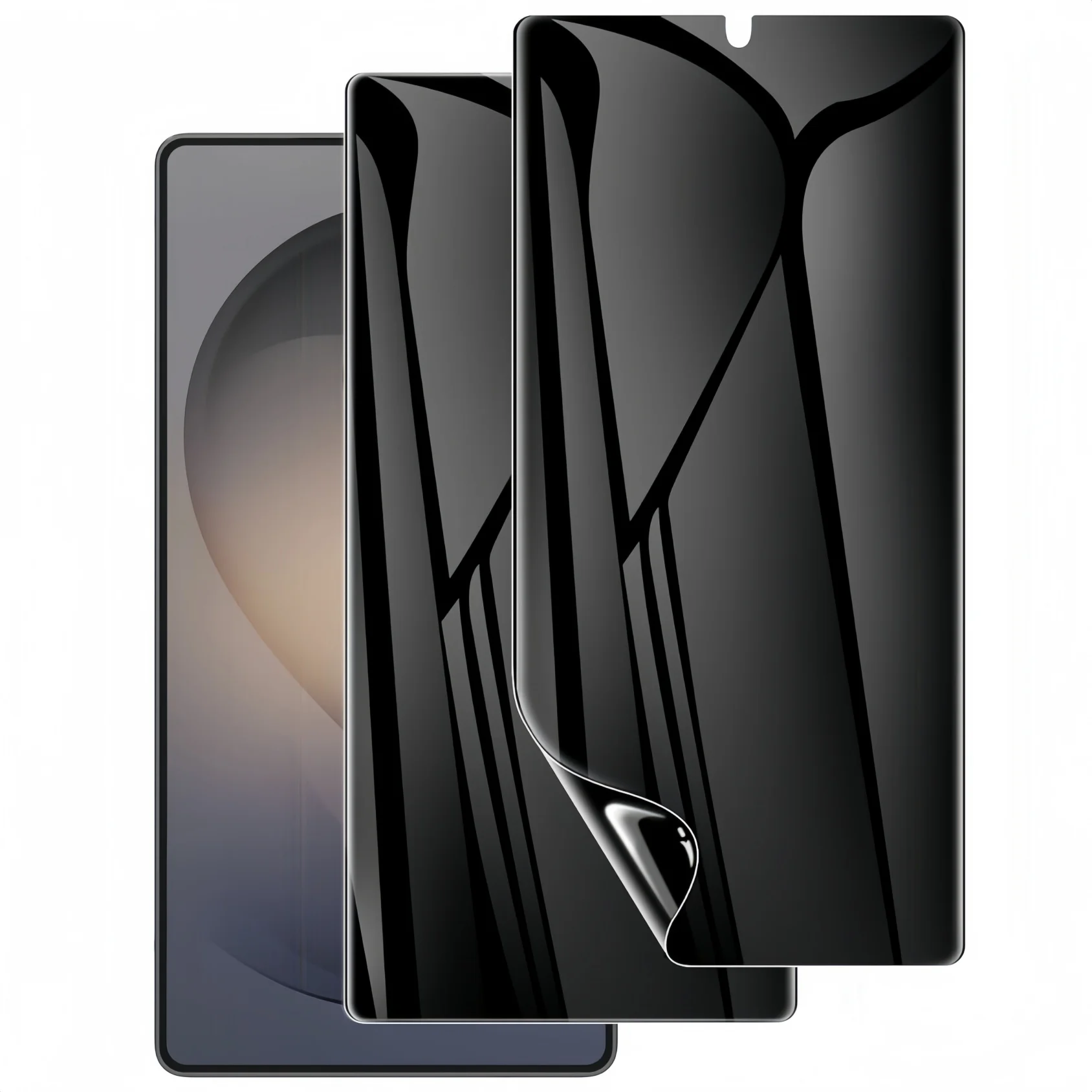 2-Pack Privacy Screen Protector Film, Anti-Spy & Scratch-Resistant, Sensitive Touch