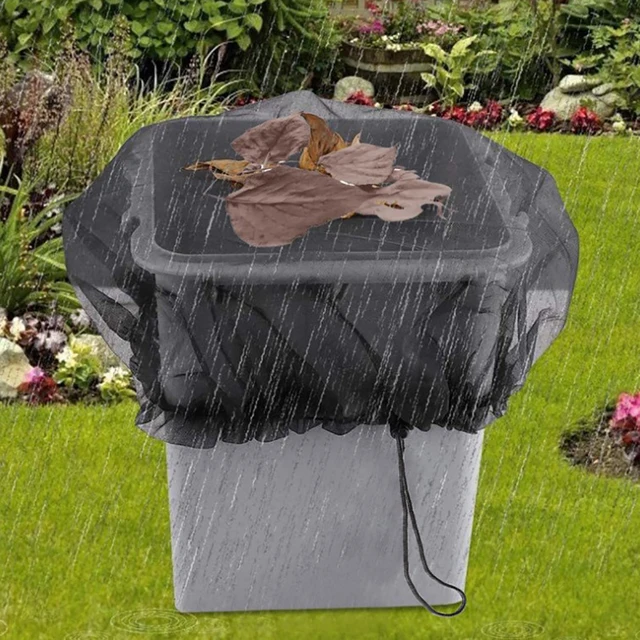 60/80/97 Cm Hálófedél Esőhordókhoz Vízgyűjtő Vödör Tartály Háló Levelek Legyek Megakadályozzák A Vízvédő Fedelét - Image 6