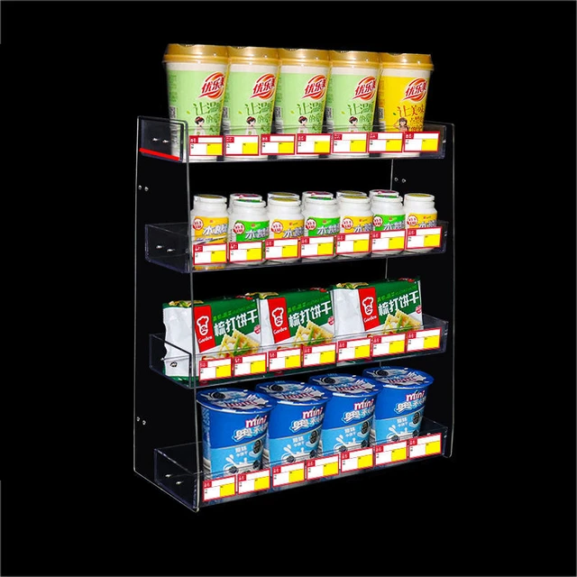 Acrylic Plastic Shelf Dividers For Pharmacy, C-Store Shelves