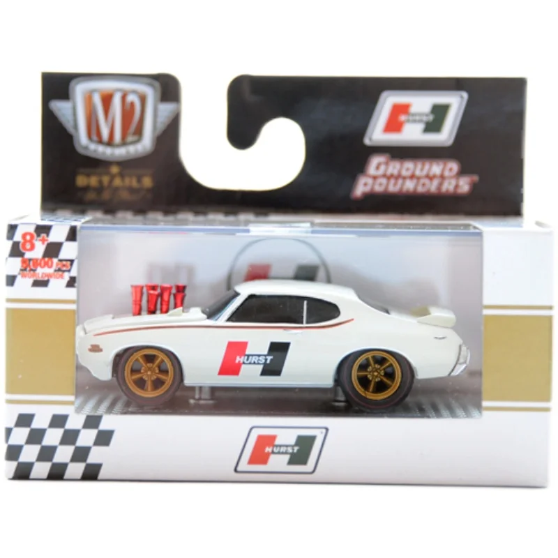 

M2 1/64 1969 PONTIAC GTO JUDGE Collector Edition Metal Diecast Model Race Car Kids Toys Gift