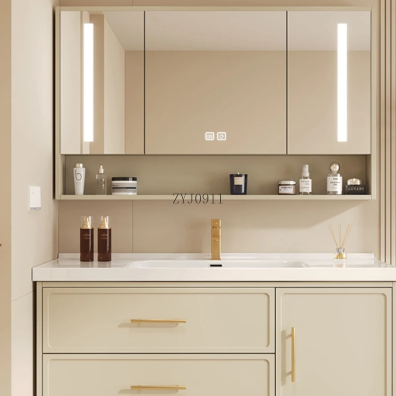 Closed Storage Toilet Cabinet Luxury Bathroom Furniture Wall Pharmacy Vanity Sink Space Saving Filing Cabinets Wooden armadietto