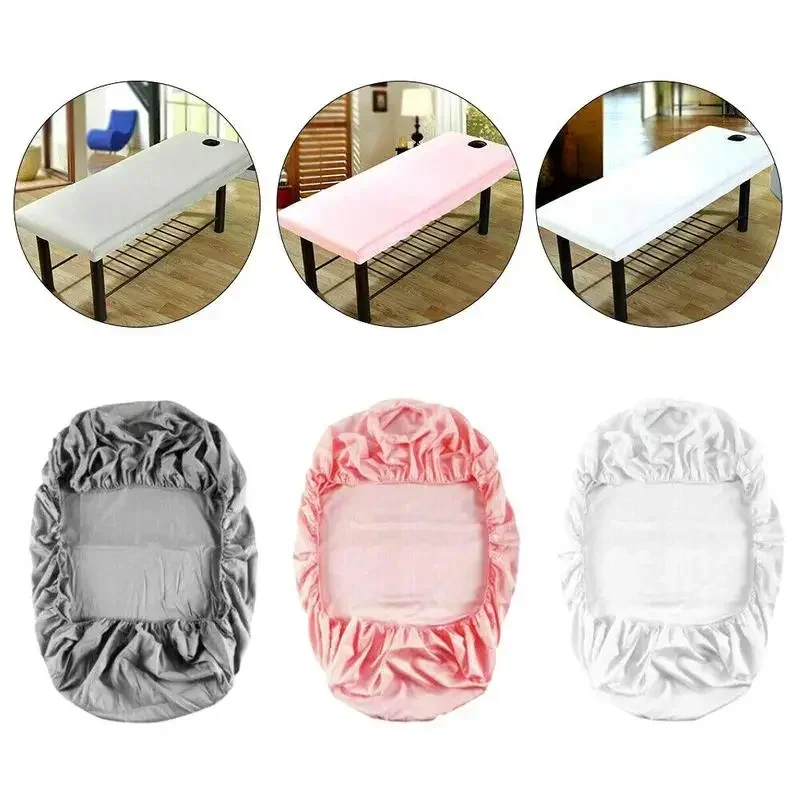 Beauty Salon Massage Elastic Bed Cover High Stretch Wedding Hotel Birthday Table Cover et Cloth Table Set Tablecloth Deco