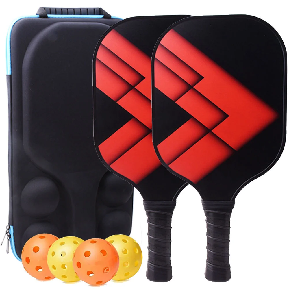 Pickleball Paddles Racquet Carbon Fiber Face Professional Set For Outdoor Playing