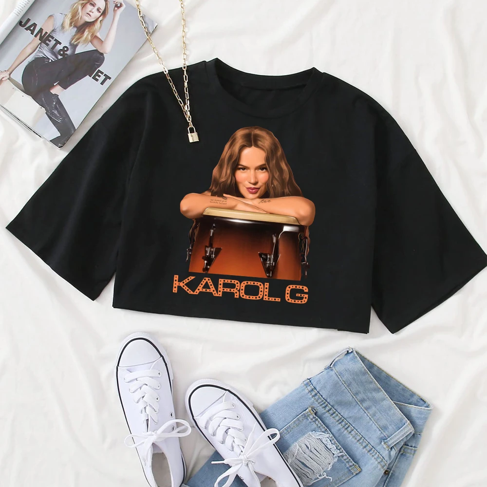 Karol G Ropa Karol G Latina For Eva T-Shirt: The Only Top I Wear When I Want to Feel ...