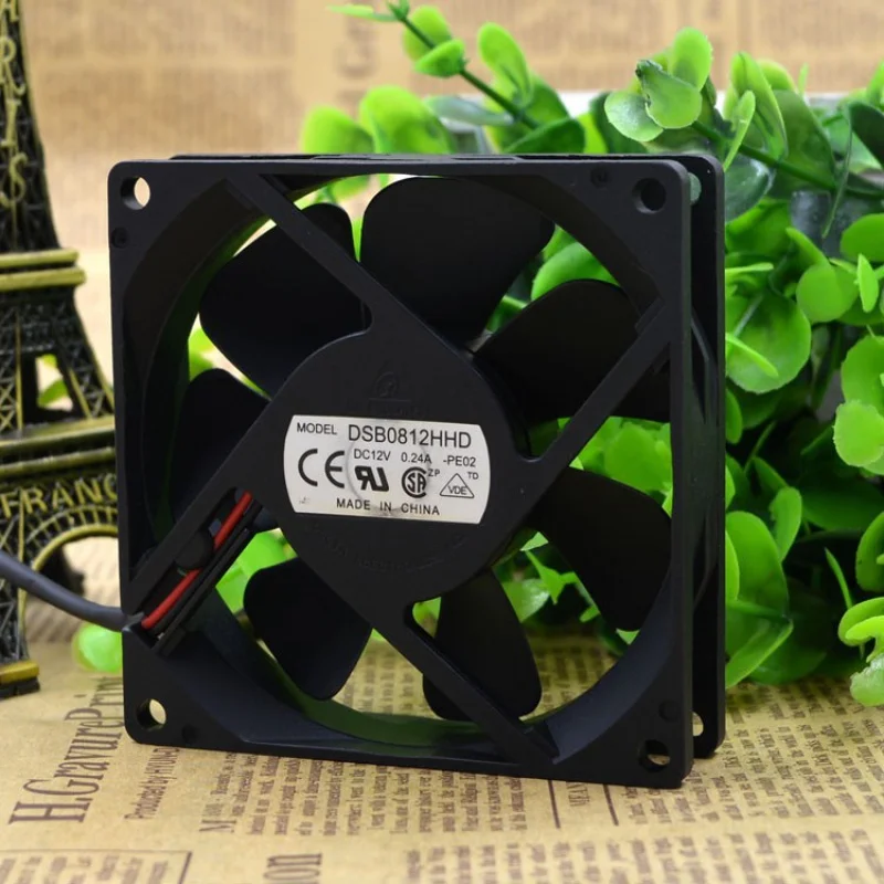 

8020 12V 0.24a Dsb0812hhd 2-Wire Oil-Bearing Chassis Cooling Fan