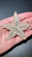 Wuli&baby жемчужные броши в виде морской звезды