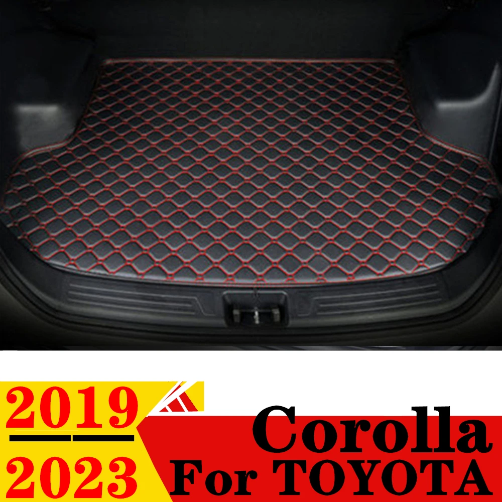 

Коврик для багажника автомобиля для Toyota Corolla 2023, 2022, 2021, 2020, 2019, плоский боковой защитный коврик для груза, подкладка для багажника, коврик для багажника