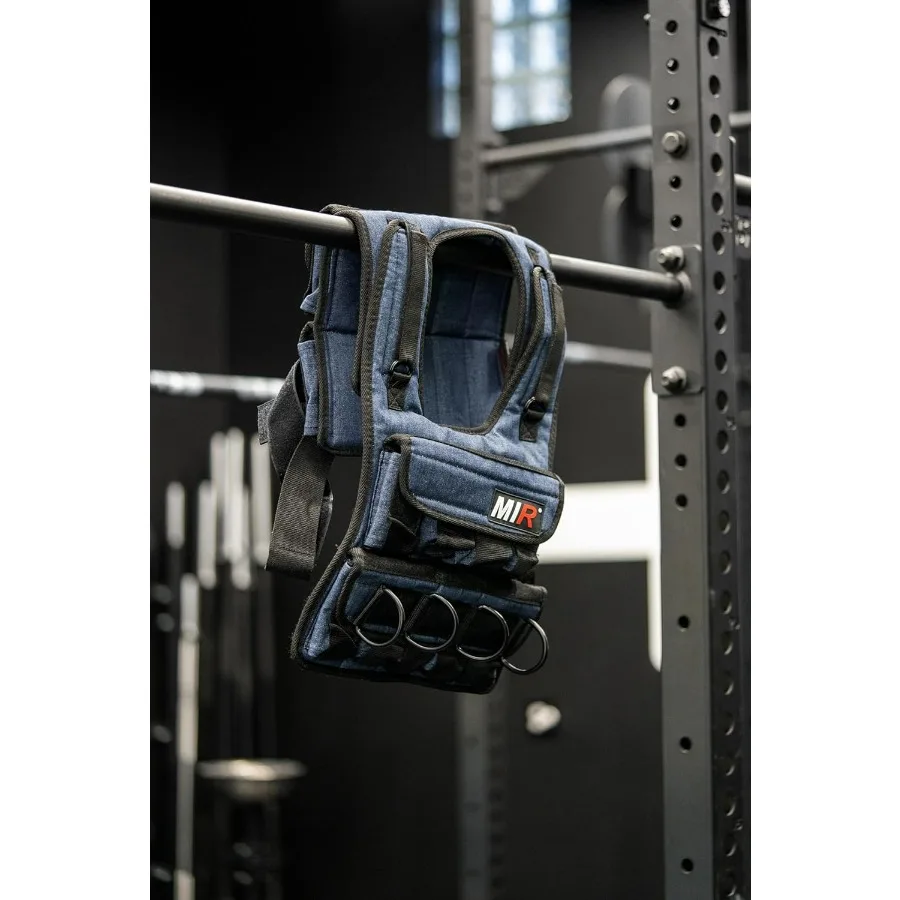 Air Flow Weighted Vest with Zipper Option 50lbs Solid Iron Weights Machine Washable. Workout Vest for Men and Women