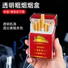 20 Capacity Cigarette Case Plastic Transparent Portable Thin Cigar Boxes Pocket Cigarettes Holder Storage Container 5