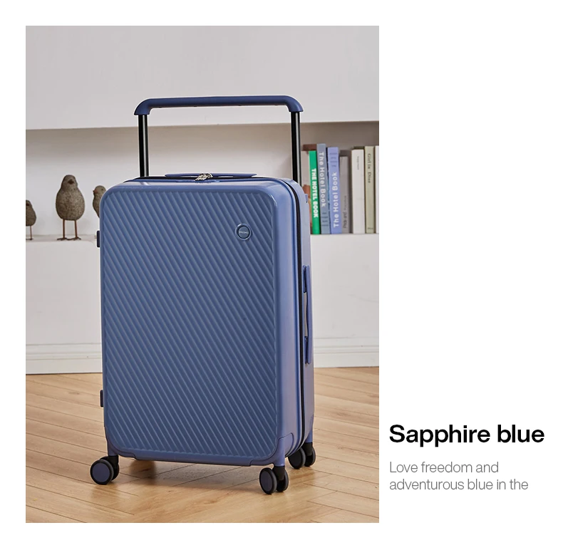 Mixi Wide Handle Suitcase 24" Travel Luggage Rolling Wheels