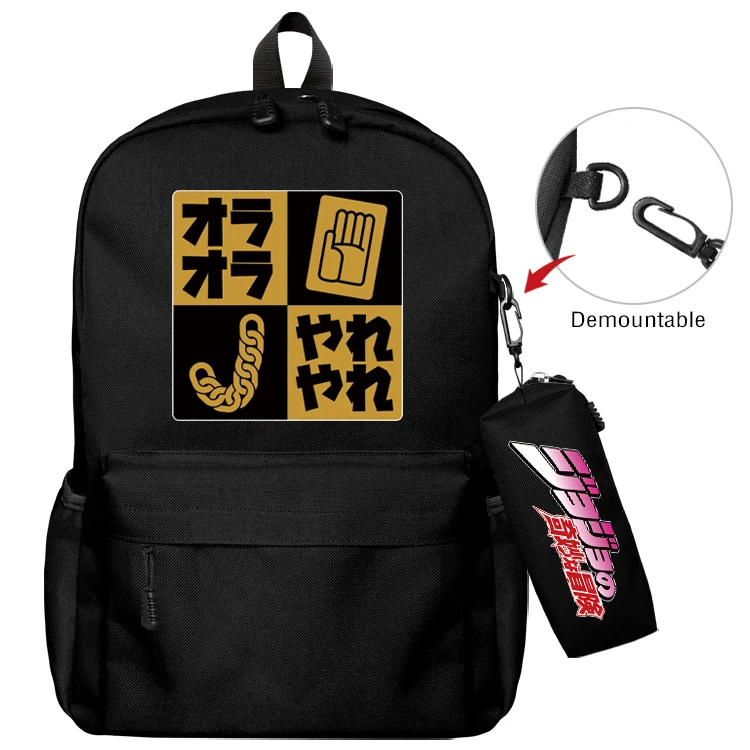 

Anime Jojo Bizarre Adventure Backpack Students School Bags Teenager Laptop Backpack Women Men Travel Rucksack