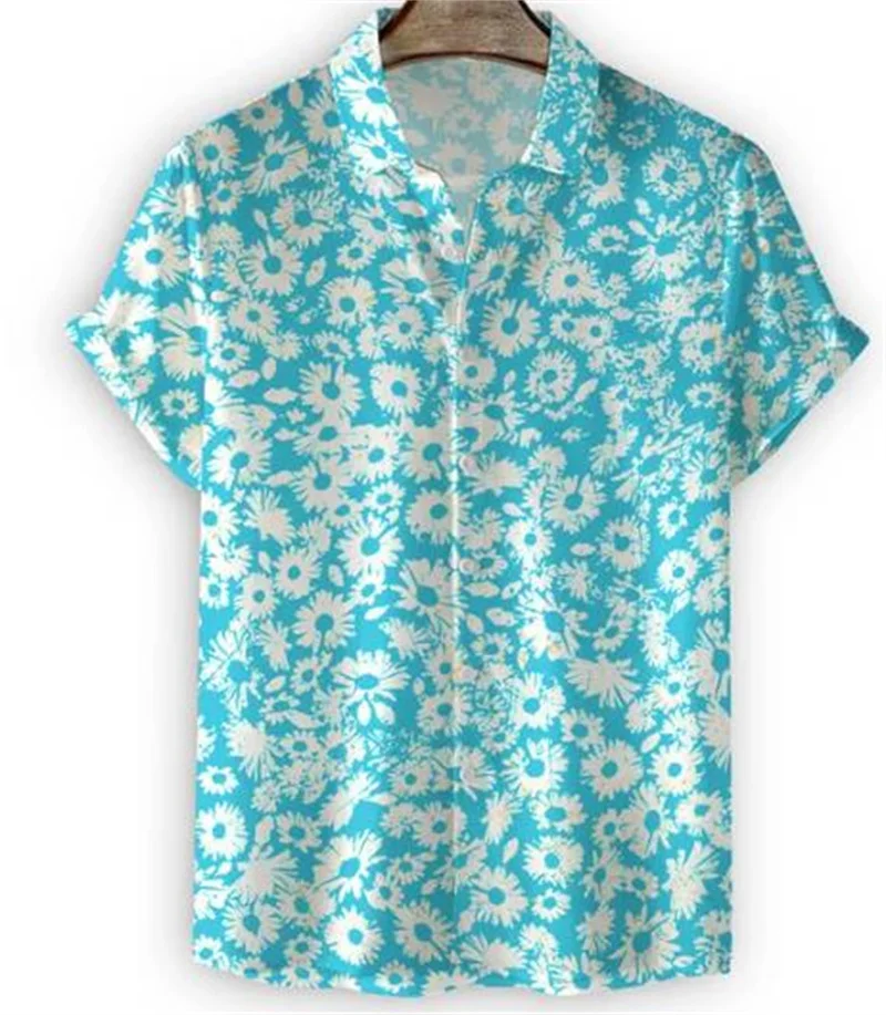 

Men's Summer Short Sleeve Shirt Hawaiian Style Top Nostalgic Style Clothing Casual Loose T-Shirt High Quality 3D Printed Clothin