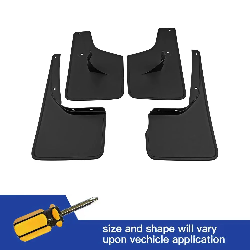 

4Pcs Front & Rear Mud Flaps Splash Guards Mudguards Black For Suzuki Jimny 2019 2020