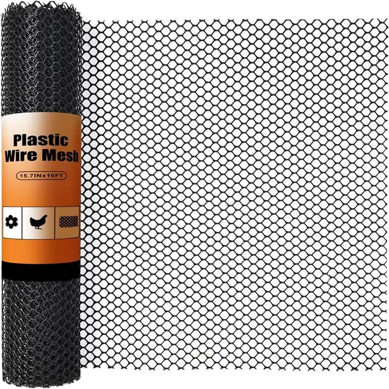 Kunststoff-Drahtgeflechtzaun, Hühnerdraht, Gartennetz & Tierbarriere für Hunde, Katzen & Geflügel
