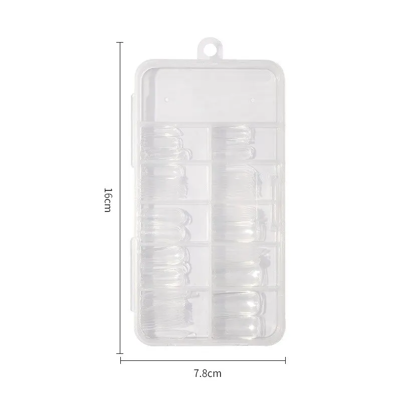 Nail Art Decoration 100 Pieces Transparent