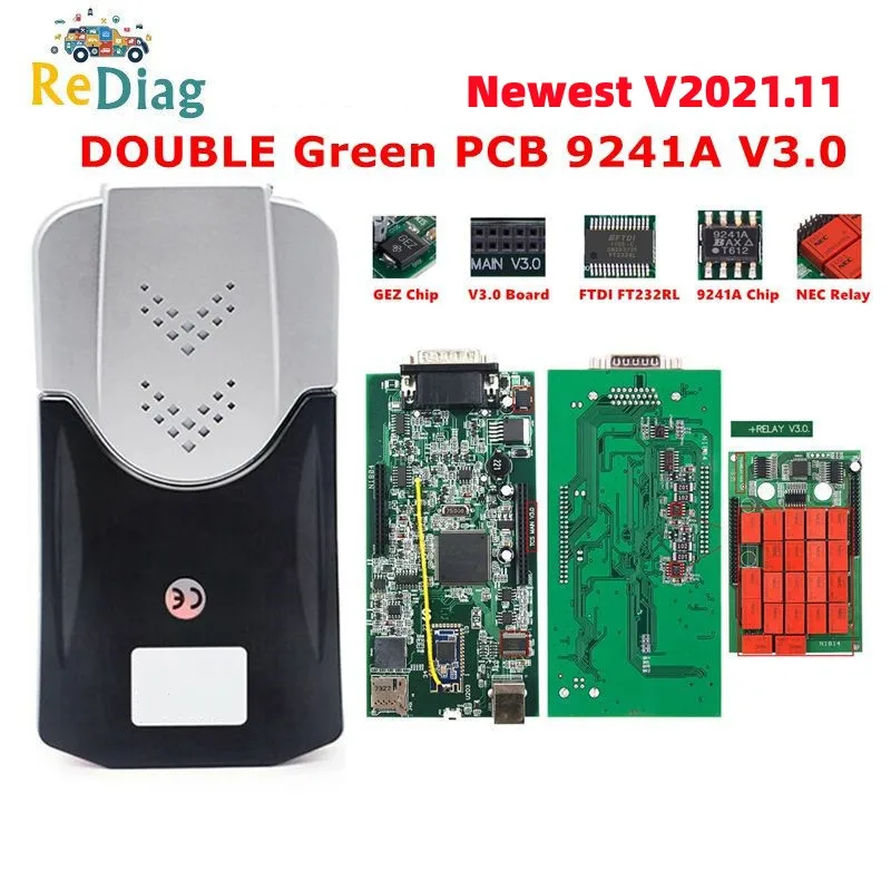 Multidiag Pro + Bluetooth Red Nec Relè 2021.11 2020.23 Free Keygen V3.0 Nec Relè 9241A Vd150 Pro Obd2 Auto Camion