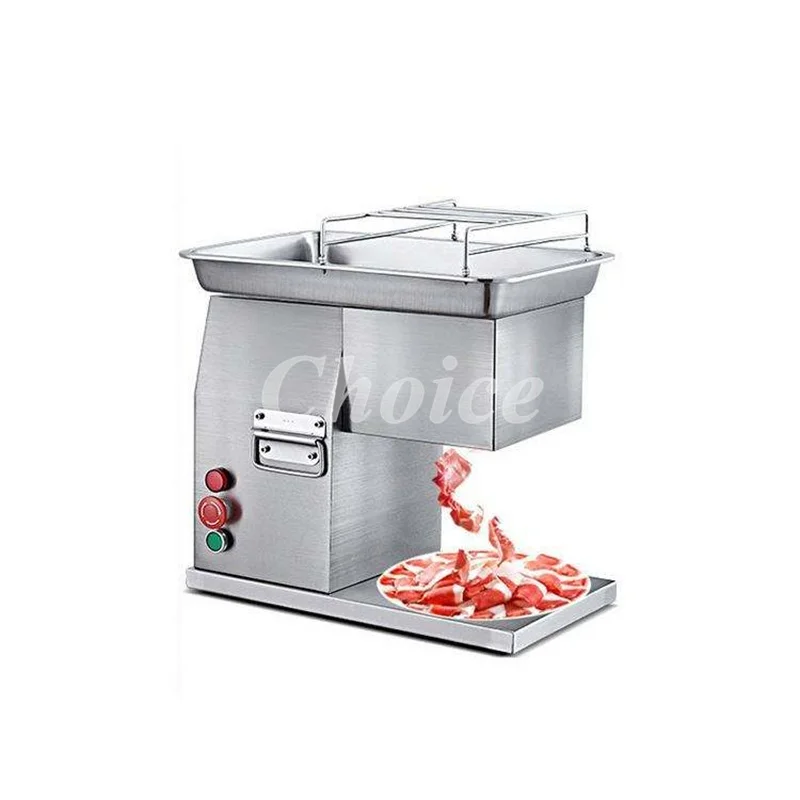 

Commercial Restaurant Automatic Fresh Chicken Meat Slicer Stainless Steel Butcher Meat Cutting Machine