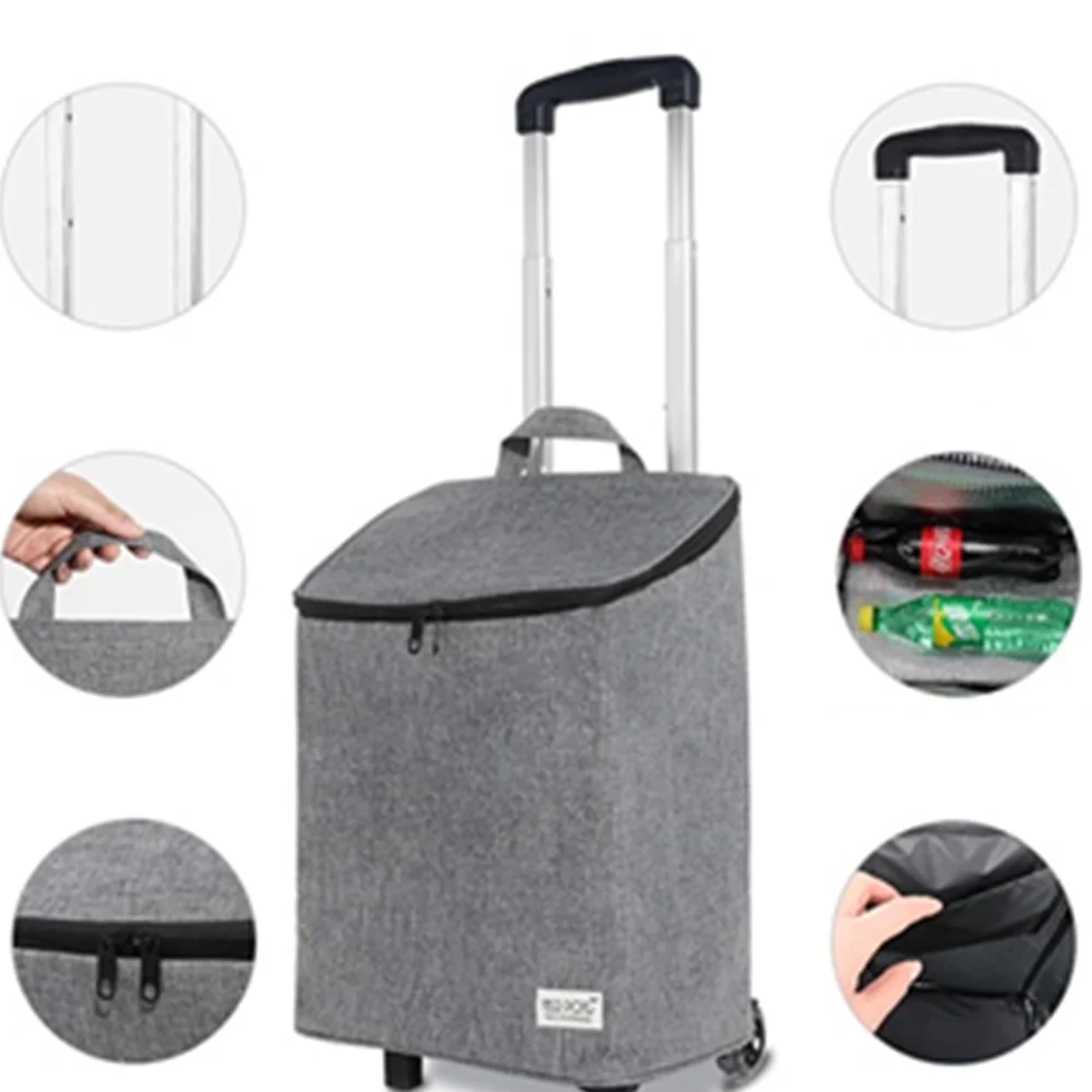 ALWAYSME Collapsible Shopping Cart