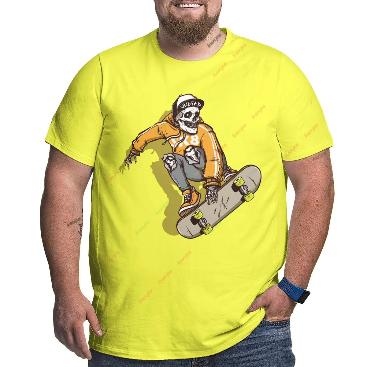 

plus size tshirt men 6xl Men's T Shirts for Big and Tall Man Graphic T-Shirts Large Top Tees Big size shirt 5xl Yellow 4xl