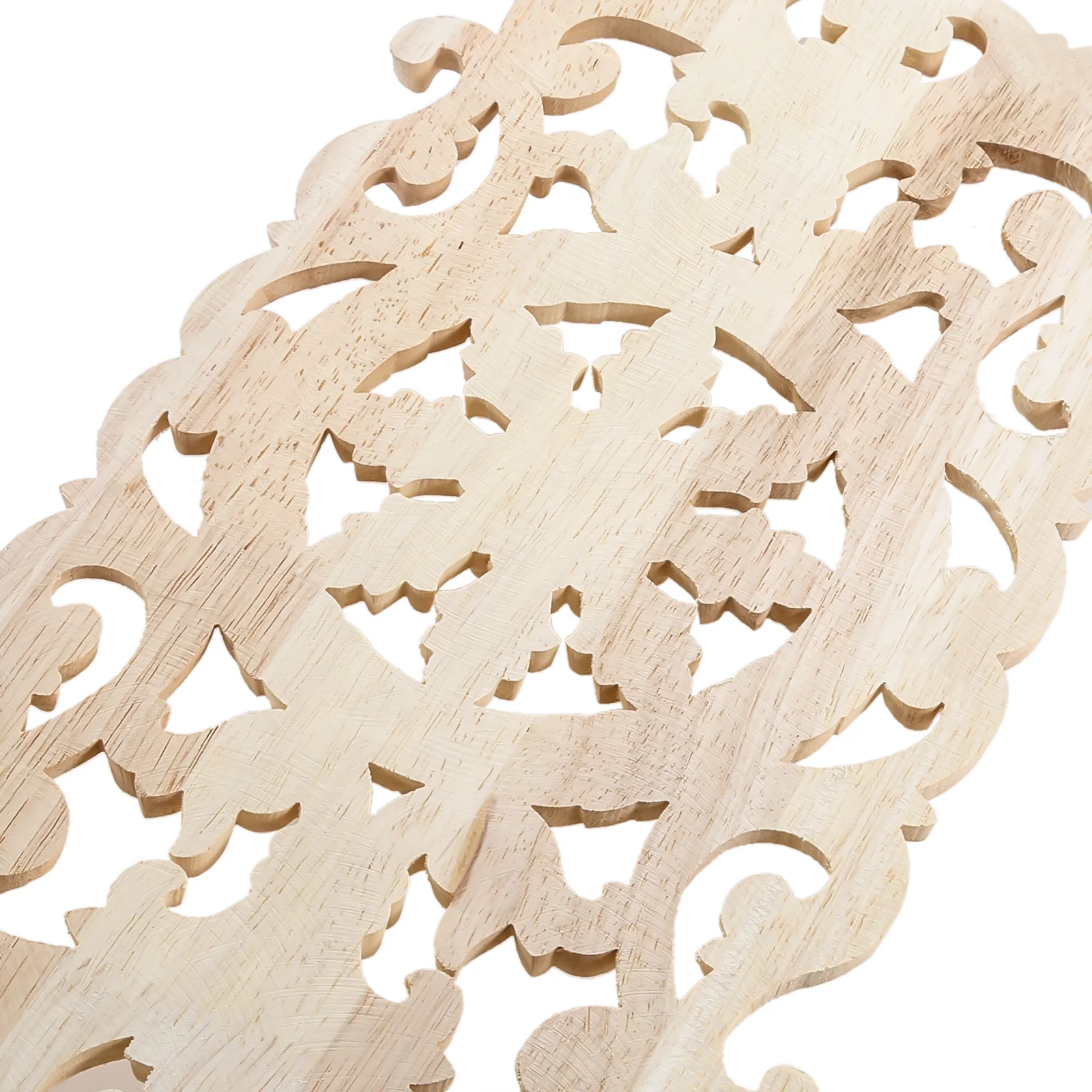 Decorazioni Legno Intagliato MUXSAM - 2 Pezzi Fiori Scolpiti 5-6 Cm Per Mobili E Pareti - Foto 3