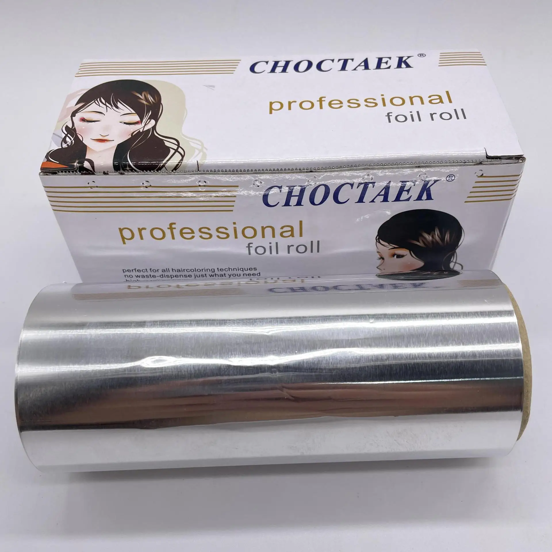 VIC+ Silver Embossed Roll Aluminum Foil, Hair Foils for Highlighting, Salon  Barber Bleaching Application, 120MM*50M - AliExpress