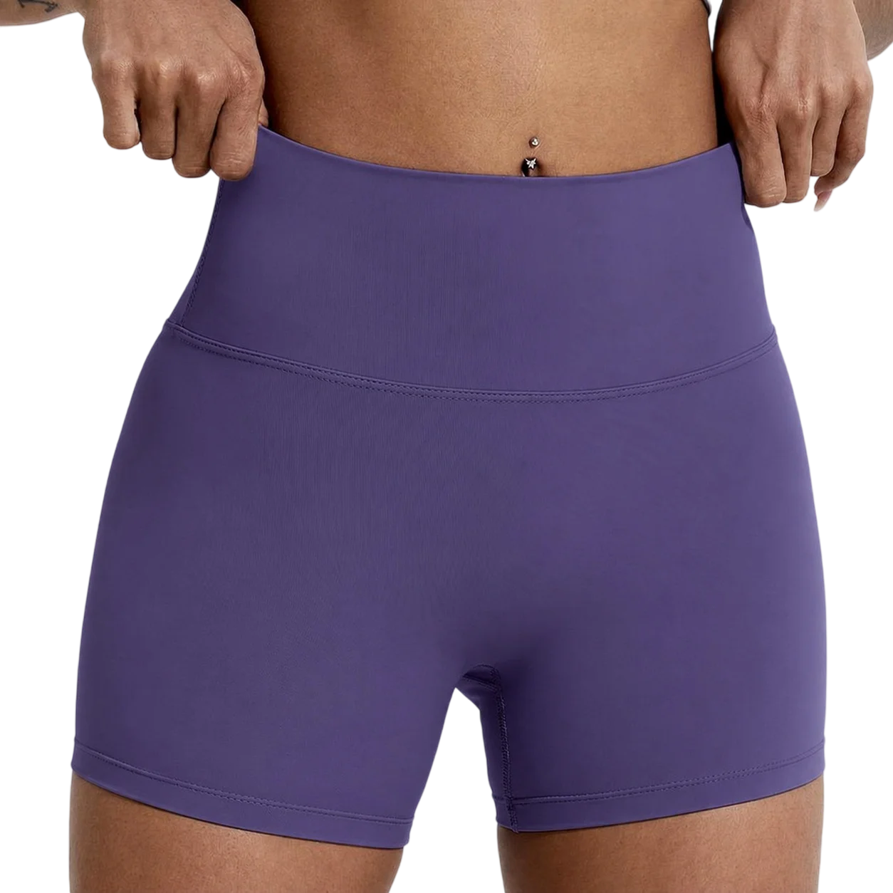 Women's High-Waist Butt-Lift Sports Shorts for Running, Gym, and Yoga