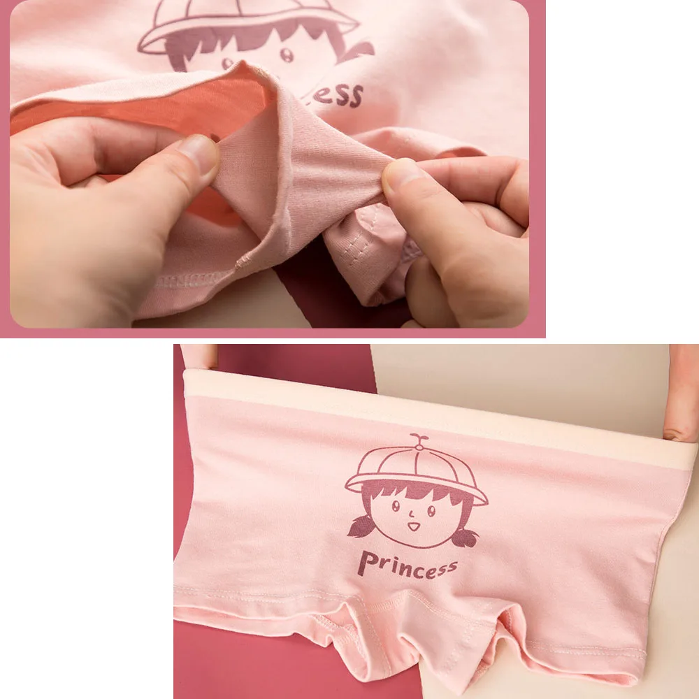 SMY 4pcs/lot Baby Kids Panties Cotton New Fashion Cartoon printed