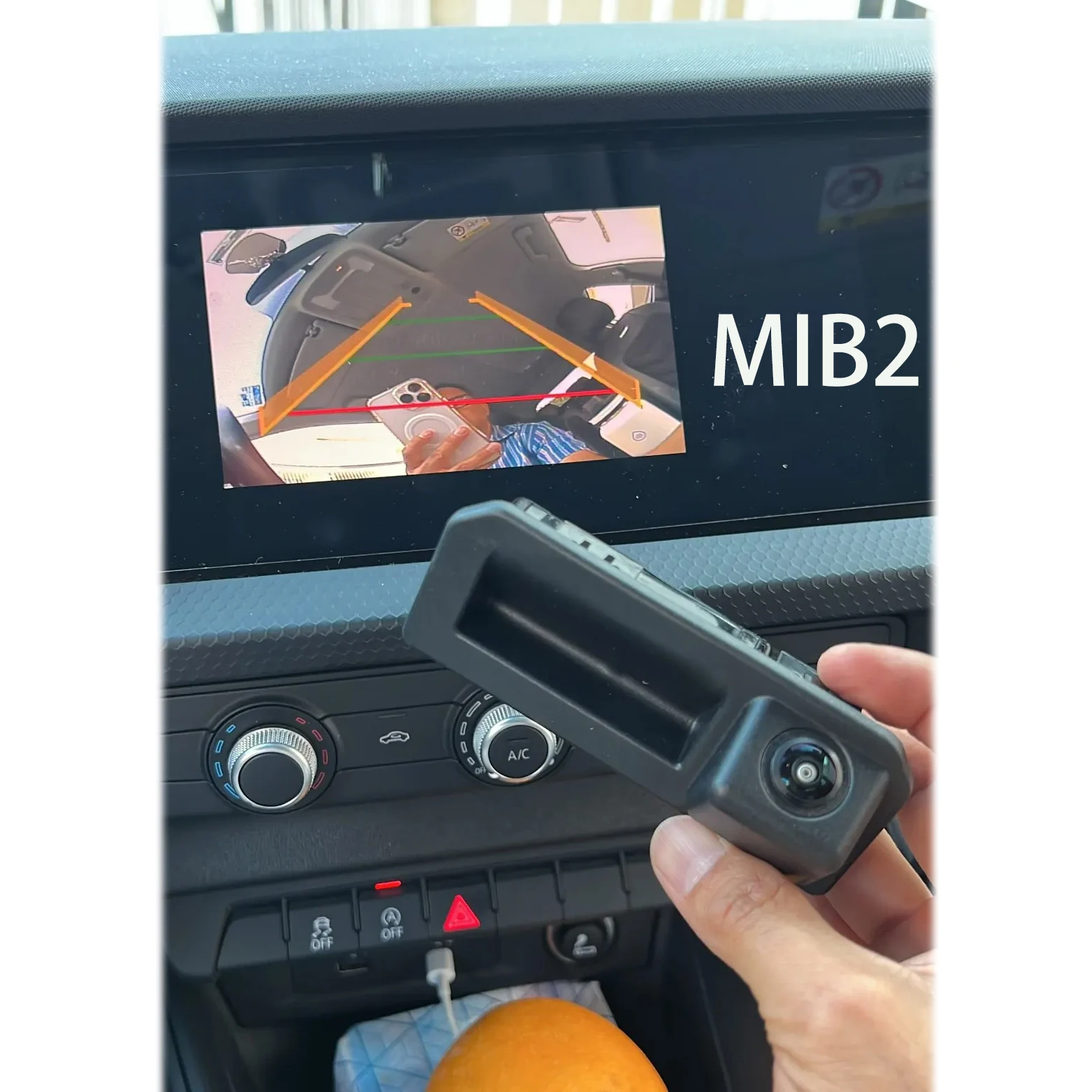 Vkauto 캔버스 동적 탄도 카메라, 후방 보기 카메라, 아우디 A1 GB Q3 RS3 2020 2021 2022 2023 MIB2 MIB3