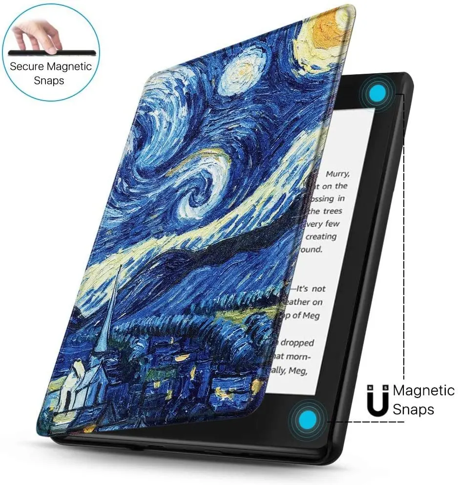 For Kindle Paperwhite 11th Smart Case with Hand Strap Premium Magnetic Cover for Paperwhite 5 M2L3EK/M2L4EK Protective Slimshell