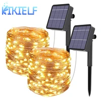 LED Fairy String Lights Waterproof Outdoor Garland Solar Power Holiday Christmas Lamp For Garden Party Tree Decoration 1