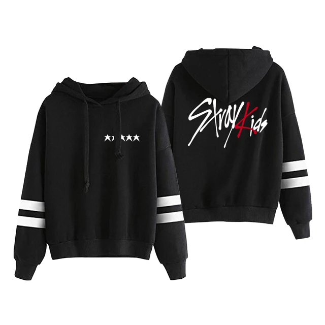 Sweat-Shirt à Capuche Homme, Stray Kid Hoodie Pull Hip Pop