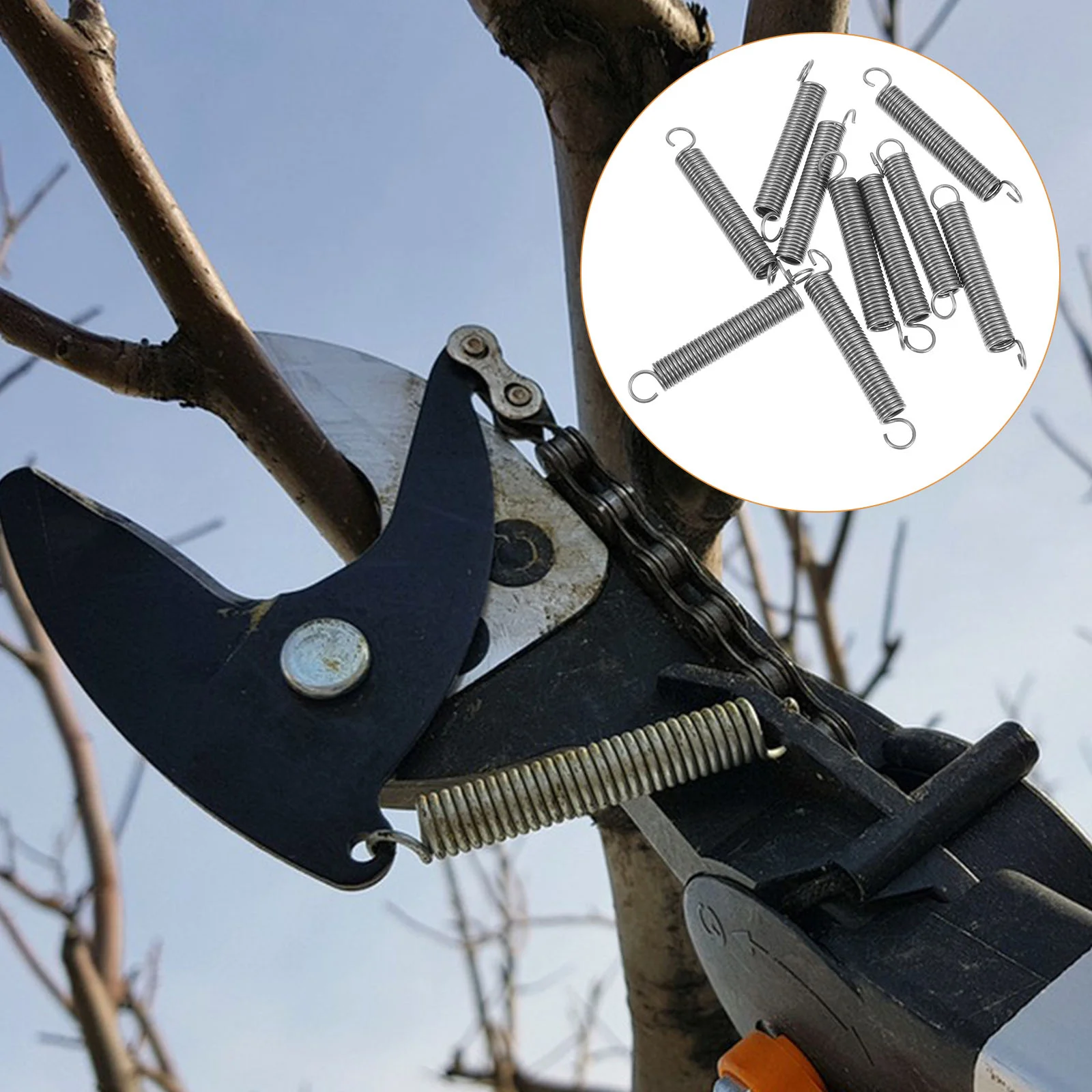 

Garden Stainless Steel Pruner Springs Pruner Replacement Springs Garden Trimmer Springs Small Pruner Springs Garden Supply