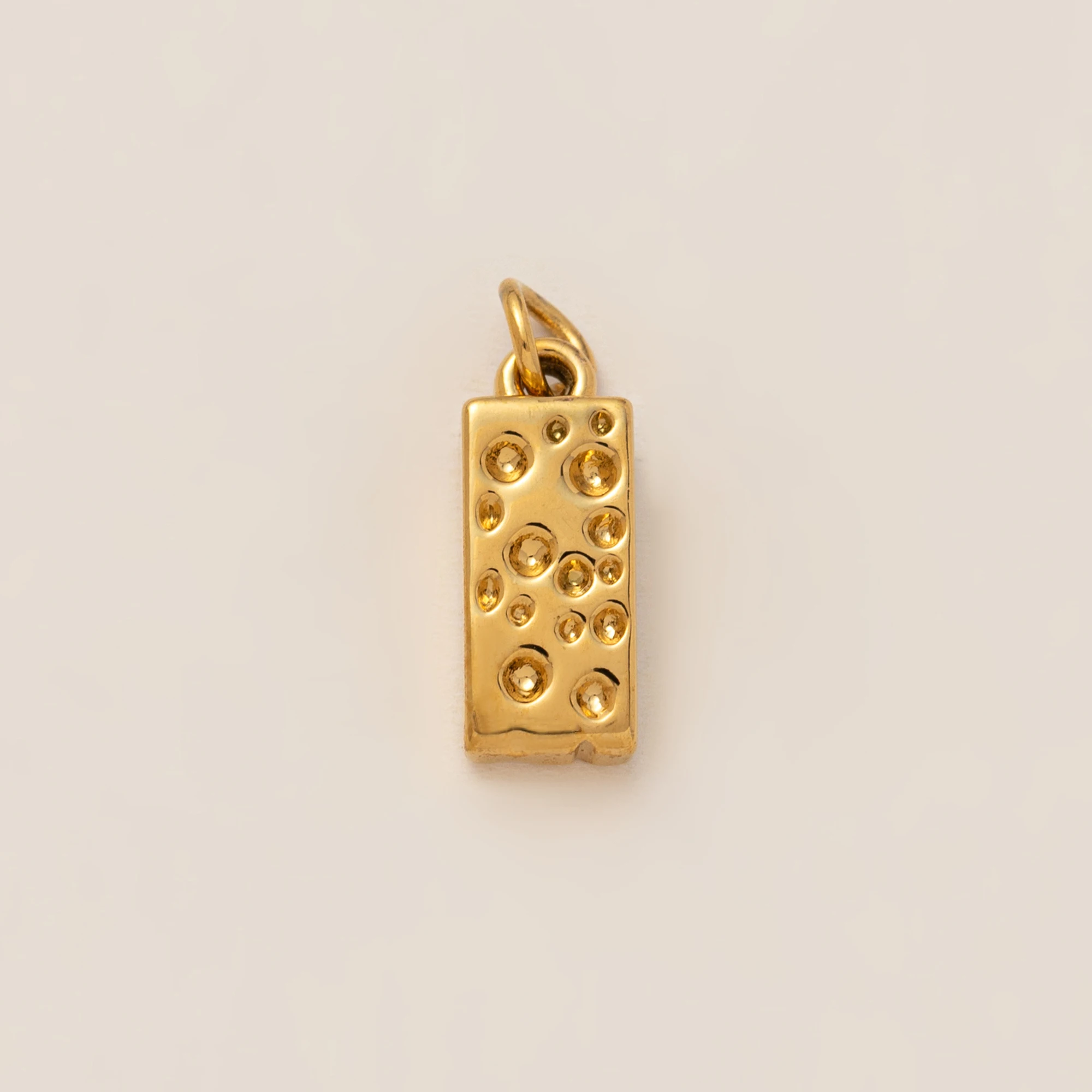 Minimalist Gourmet Style 18K Gold-Plated Pendant - Stainless Steel Jewelry Accessory