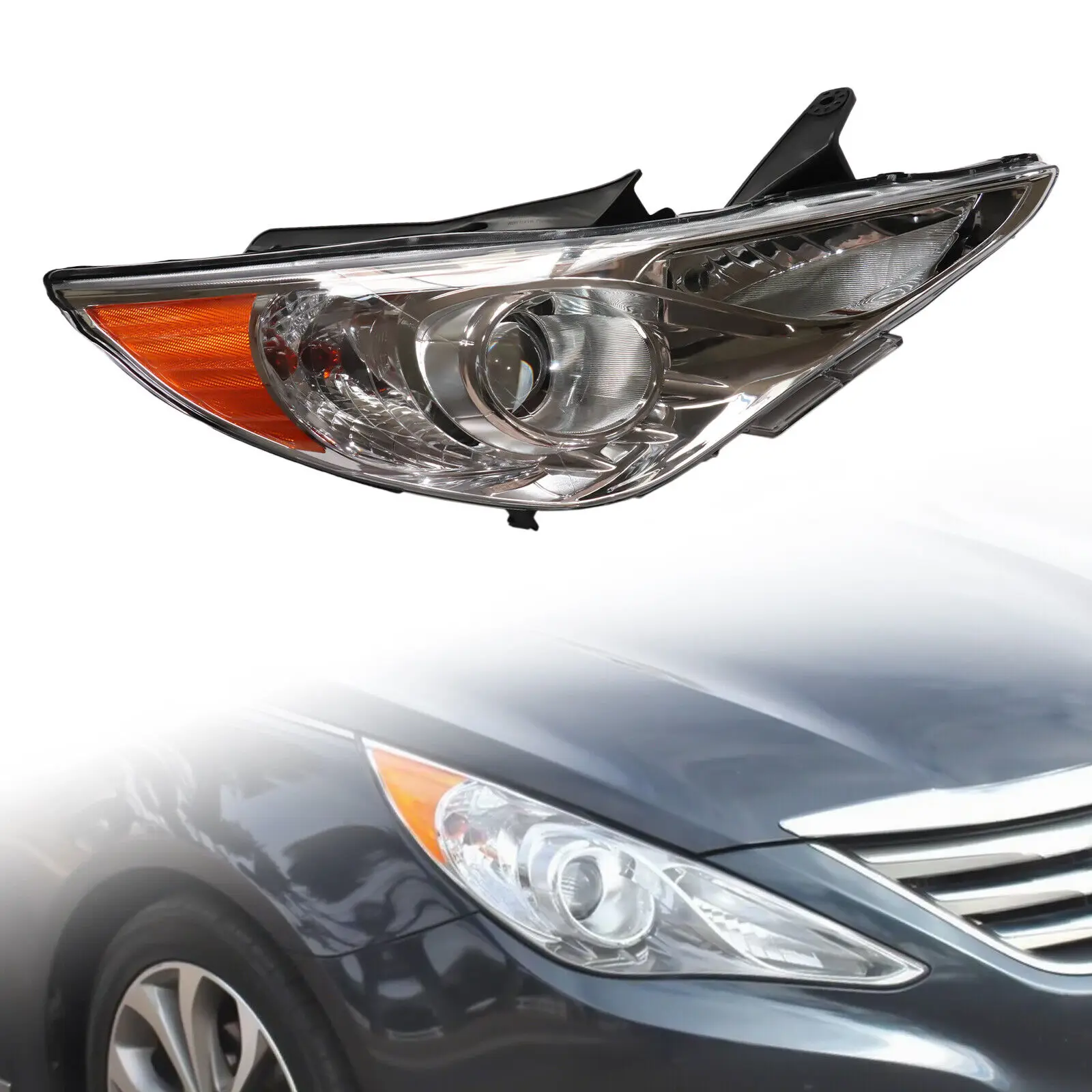 

For 2011-2014 Hyundai Sonata Headlight Assembly Front Lamp Passenger Right Side Headlamp Car Parts