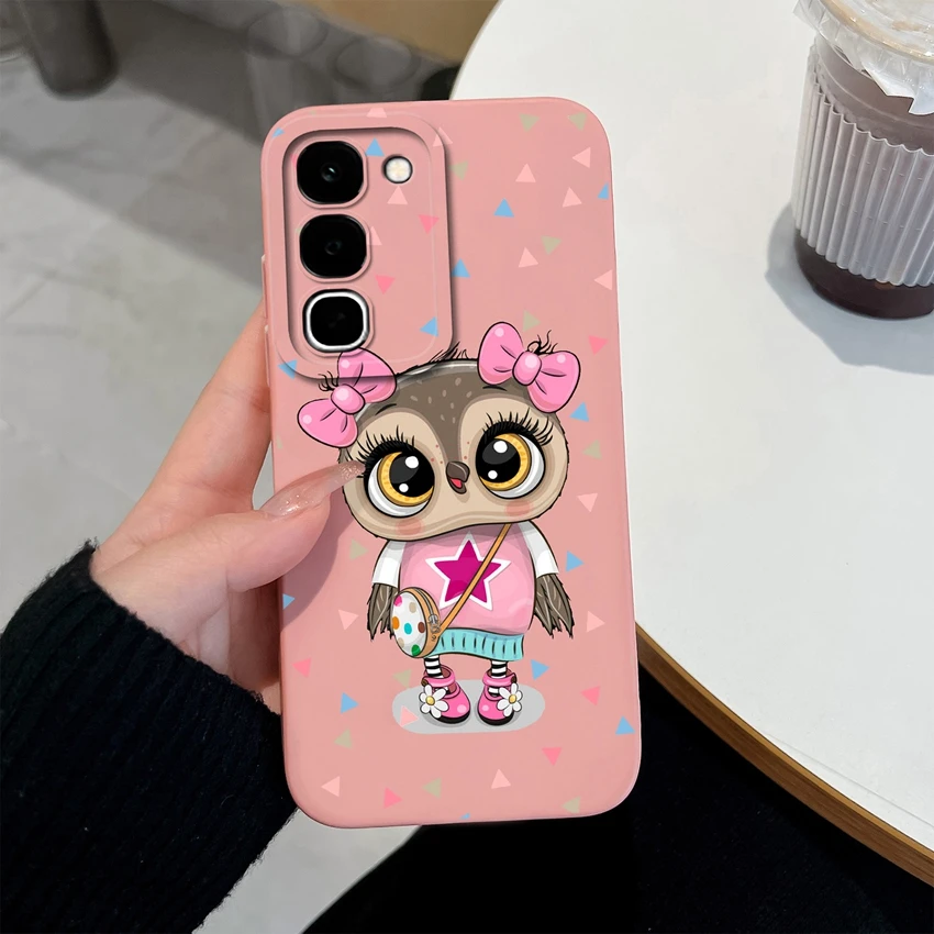 Lovely Design Liquid Silicone Shockproof Phone Case