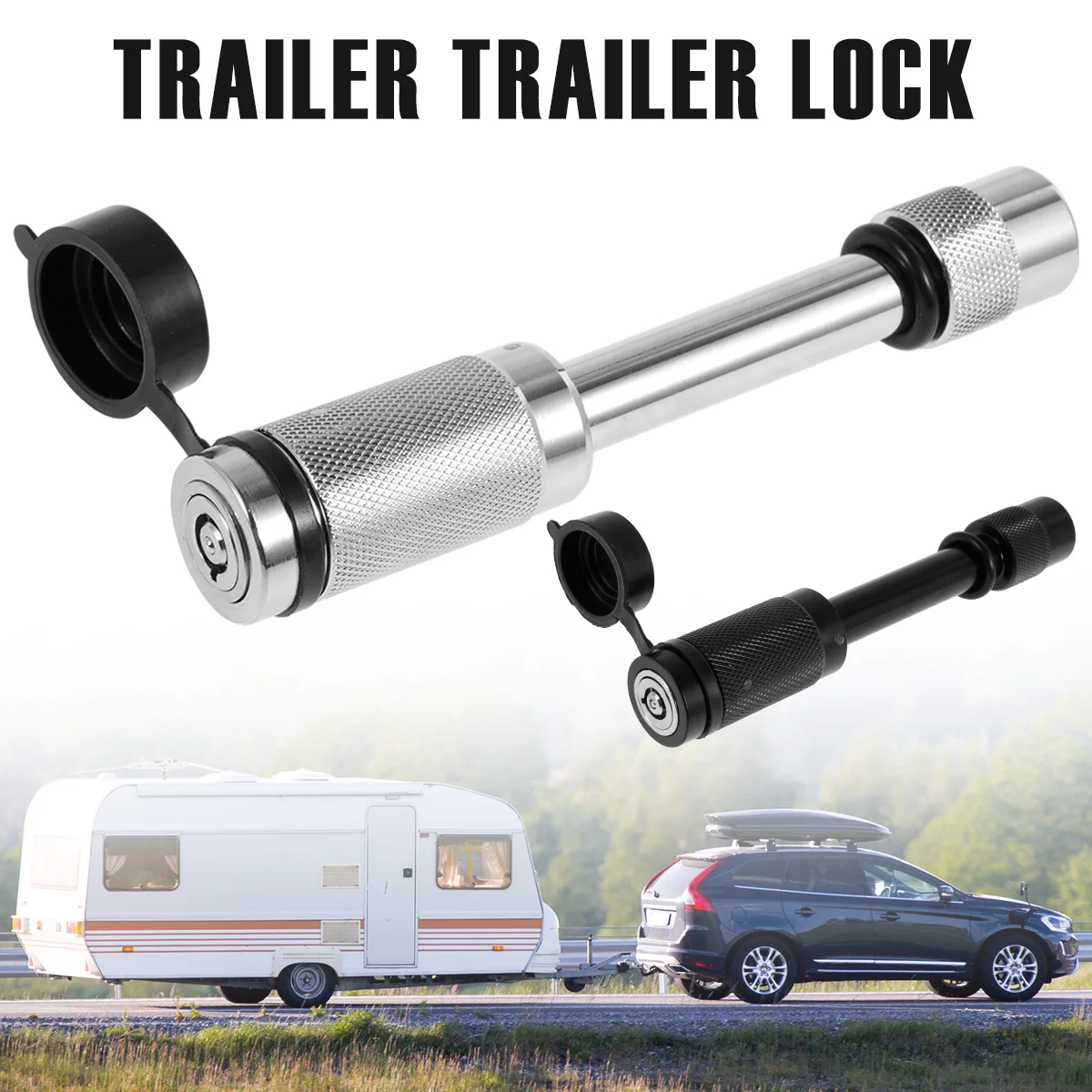 HitchReceiverPinLockHeavyDutyTrailerReceiverLockwith2Keys