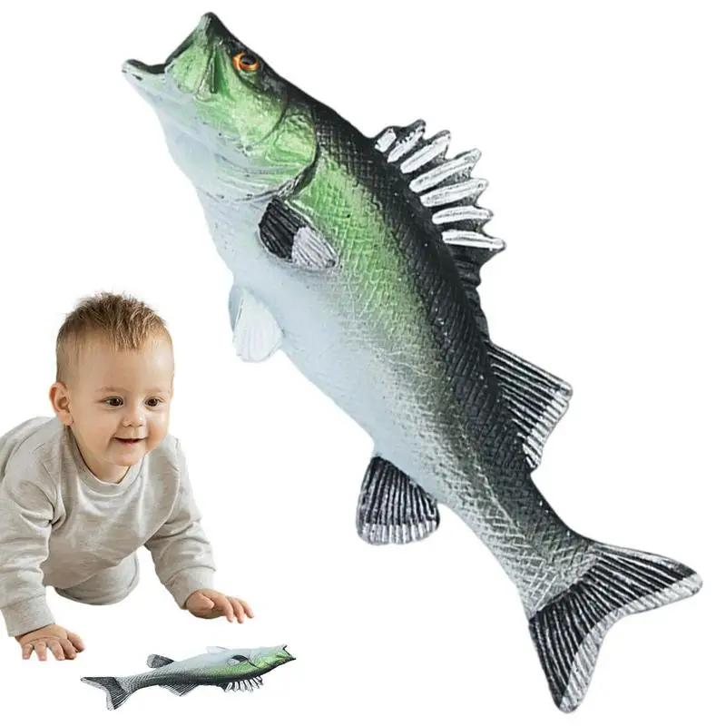 

Marine Animal Model Figurines Toys Simulation Tuna Red Snapper Salmon Simulated Realistic Action Figure Kids Educational Toy
