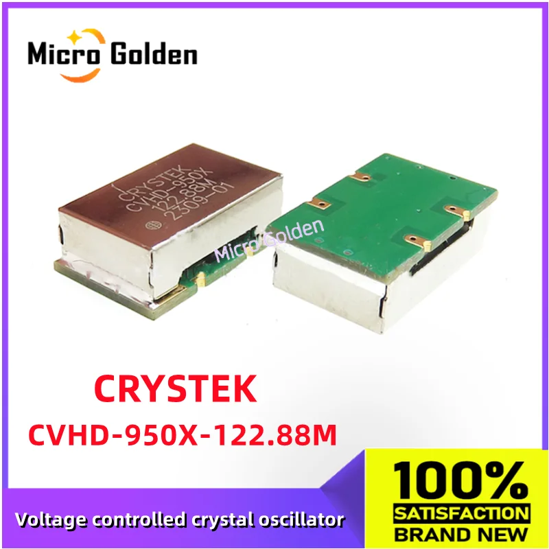 (1pcs) CRYSTEK CVHD-950X-122.88 122.88MHZ 122.880MHZ Voltage Controlled Crystal Oscillator Low Phase Noise Crystal Oscillator