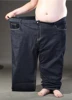 Large size men jeans 200KG plus size 10XL 11XL 12XL 13XL autumn and winter pants large stretch straight 50 54 56 58 black jeans 4