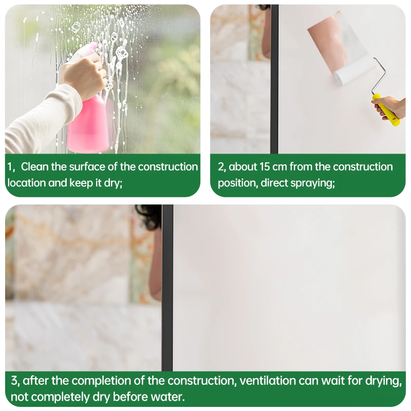550ml self-sprayed frosted glass paint water-based liquid glass film toilet bathroom special spray paint office partition