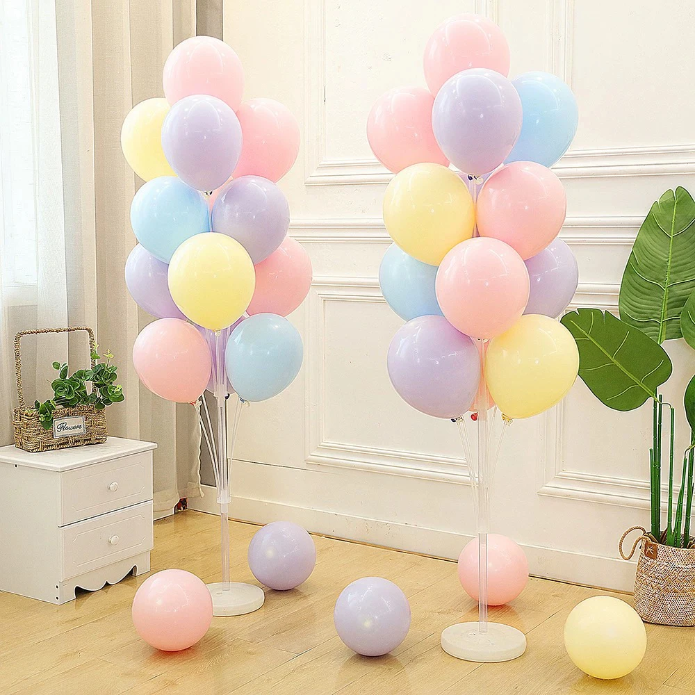 Runtow 2er-Set Ballonständer mit Sockel, Ballonsäulenständer für Hochzeit, Weihnachten, Neujahr, Geburtstag, Abschlussfeier, Dekoration – Detail 6