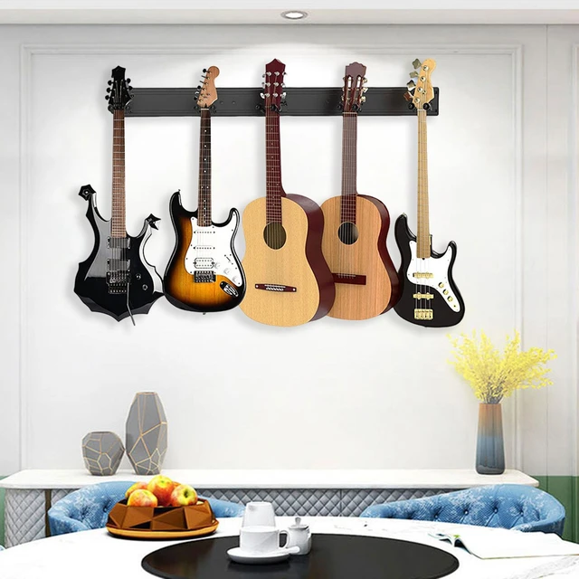 Guitar Hanger Stand Wall Mount - 1-5pcs Guitar Screws Holder Bass Parts -  Aliexpress