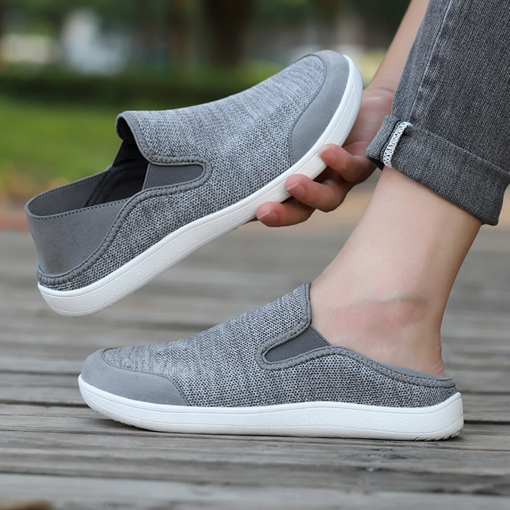 Wide Barefoot Shoes for Men Women Outdoor Running Zero Drop Casual Sneaker Minimalist Trail Running Shoes Slip On for Hiking 3