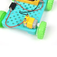 STEM Electric Car Model Blocks DIY Kids Assembling Toy