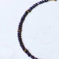 Collier en Pierre Naturelle à Facettes pour Homme et Femme, Pendentif Goutte d'Eau Bleue, Tendance, Cadeau de Noël, 2021 5