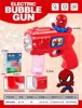 New Disney Stitch Electric Bubble Gun Toy Lilo & Stitch Lotso Bubbles Machine Automatic Soap Blower with Light Outdoor Games 3