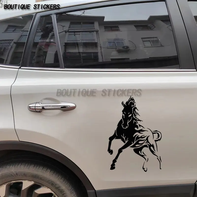 

Wavehands Car Stickers Cartoon Horse Decor Vinyl Decal Bumper Car Styling Trunk Motorcycle Helmet Team Racing Snowmobile Decals